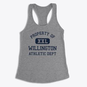 Willington Connecticut Athletic Dept Women's Racerback Tank