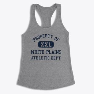 White Plains New York Athletic Dept Women's Racerback Tank