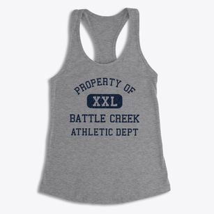 Battle Creek Michigan Athletic Dept Women's Racerback Tank