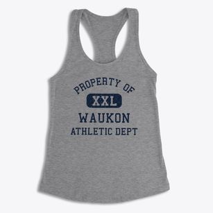 Waukon Iowa Athletic Dept Women's Racerback Tank