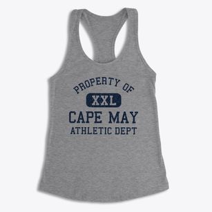 Cape May New Jersey Athletic Dept Women's Racerback Tank