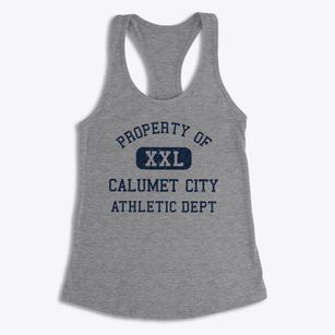 Calumet City Illinois Athletic Dept Women's Racerback Tank