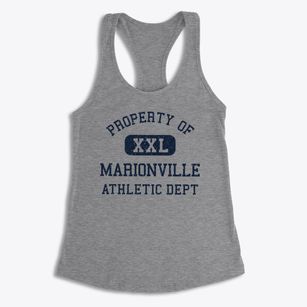 Marionville Missouri Athletic Dept Women's Racerback Tank