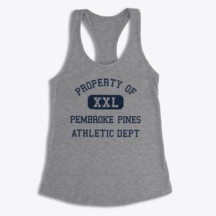 Pembroke Pines Florida Athletic Dept Women's Racerback Tank