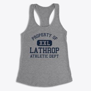 Lathrop Missouri Athletic Dept Women's Racerback Tank