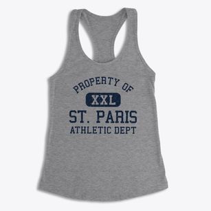 St. Paris Ohio Athletic Dept Women's Racerback Tank
