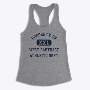 West Carthage New York Athletic Dept Women's Racerback Tank