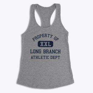 Long Branch New Jersey Athletic Dept Women's Racerback Tank