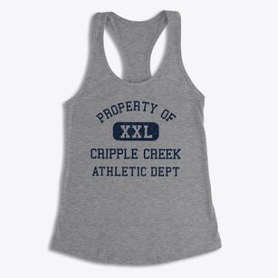 Cripple Creek Colorado Athletic Dept Women's Racerback Tank