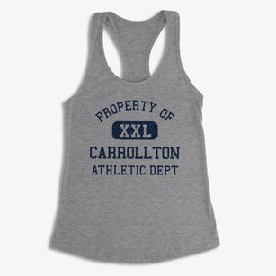 Carrollton Texas Athletic Dept Women's Racerback Tank
