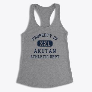 Akutan Alaska Athletic Dept Women's Racerback Tank