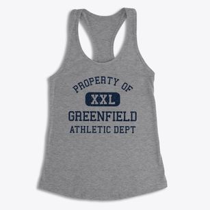 Greenfield Indiana Athletic Dept Women's Racerback Tank