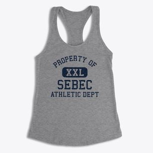 Sebec Maine Athletic Dept Women's Racerback Tank