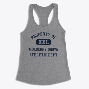 Mulberry Grove Illinois Athletic Dept Women's Racerback Tank