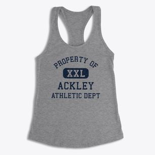 Ackley Wisconsin Athletic Dept Women's Racerback Tank