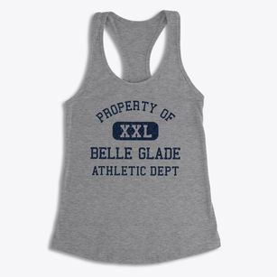 Belle Glade Florida Athletic Dept Women's Racerback Tank