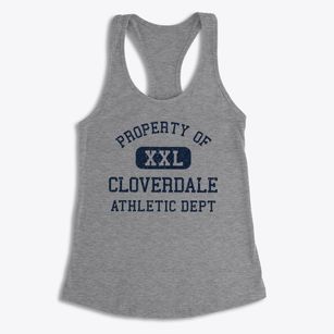 Cloverdale Oregon Athletic Dept Women's Racerback Tank