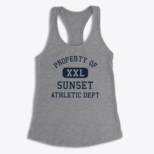 Sunset Arkansas Athletic Dept Women's Racerback Tank