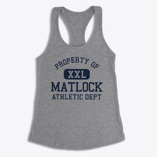 Matlock Iowa Athletic Dept Women's Racerback Tank