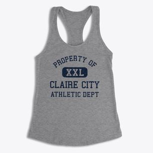 Claire City South Dakota Athletic Dept Women's Racerback Tank
