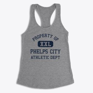 Phelps City Missouri Athletic Dept Women's Racerback Tank