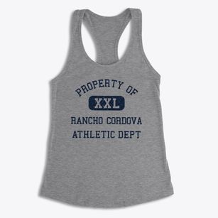 Rancho Cordova California Athletic Dept Women's Racerback Tank