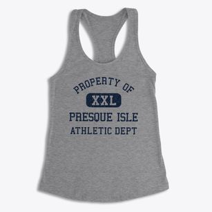 Presque Isle Maine Athletic Dept Women's Racerback Tank