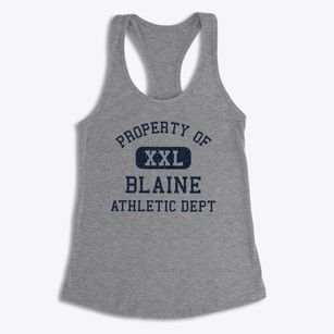 Blaine Minnesota Athletic Dept Women's Racerback Tank