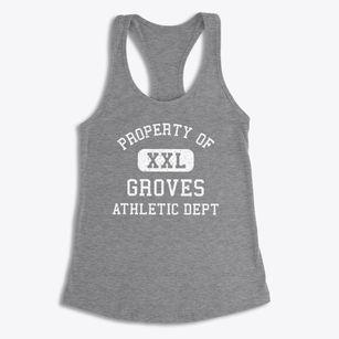 Groves Texas Athletic Dept Women's Racerback Tank