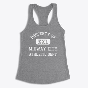 Midway City California Athletic Dept Women's Racerback Tank