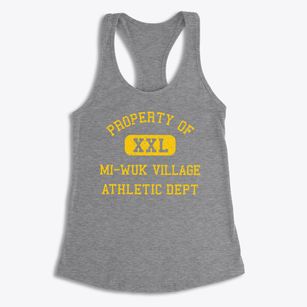 Mi-wuk Village California Athletic Dept Women's Racerback Tank