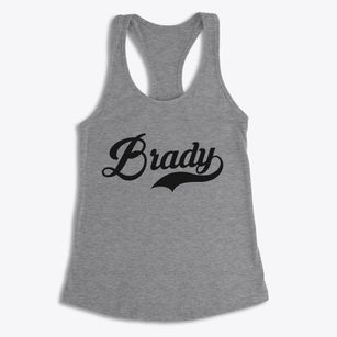 Brady Nebraska Vintage Team Women's Racerback Tank
