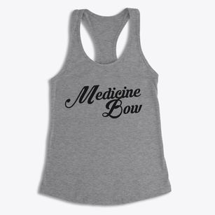 Medicine Bow Wyoming Vintage Team Women's Racerback Tank