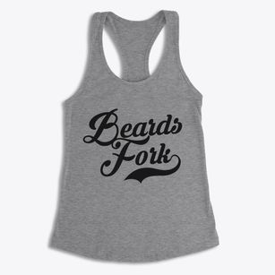 Beards Fork West Virginia Vintage Team Women's Racerback Tank