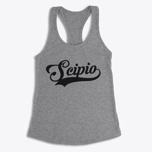 Scipio Indiana Vintage Team Women's Racerback Tank