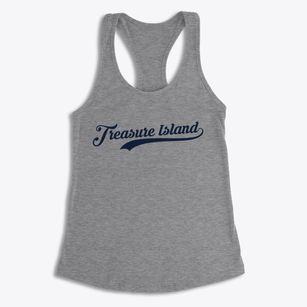Treasure Island Florida Vintage Team Women's Racerback Tank