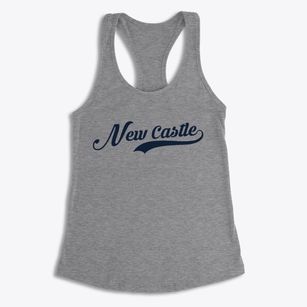 New Castle Delaware Vintage Team Women's Racerback Tank