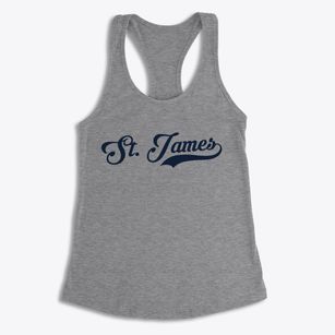 St. James North Carolina Vintage Team Women's Racerback Tank