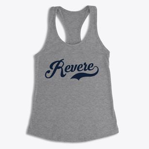 Revere Massachusetts Vintage Team Women's Racerback Tank