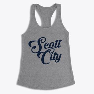 Scott City Missouri Vintage Team Women's Racerback Tank