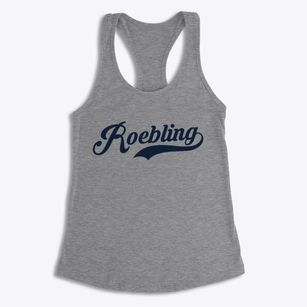 Roebling New Jersey Vintage Team Women's Racerback Tank