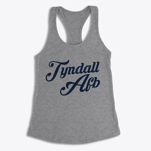Tyndall Afb Florida Vintage Team Women's Racerback Tank