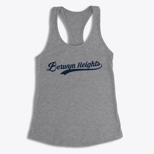 Berwyn Heights Maryland Vintage Team Women's Racerback Tank