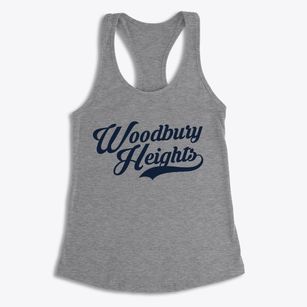 Woodbury Heights New Jersey Vintage Team Women's Racerback Tank