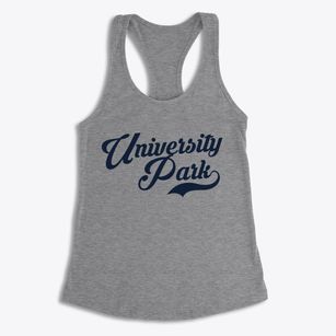 University Park Maryland Vintage Team Women's Racerback Tank