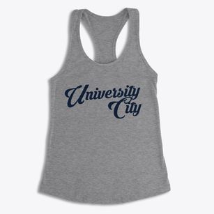 University City Missouri Vintage Team Women's Racerback Tank