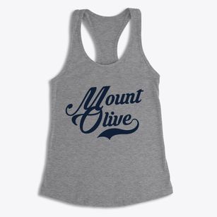 Mount Olive Illinois Vintage Team Women's Racerback Tank