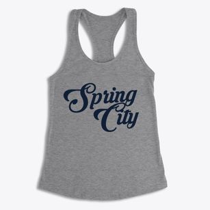 Spring City Tennessee Vintage Team Women's Racerback Tank