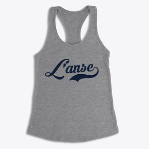 L'anse Michigan Vintage Team Women's Racerback Tank