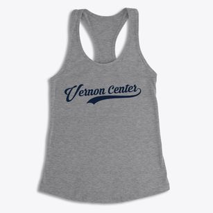 Vernon Center New Jersey Vintage Team Women's Racerback Tank